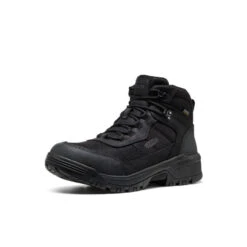 Keen Men's Skokie Waterproof Work Boot (Soft Toe) | Black/Black -Keen 8f2a440f8ce61ac7ca370034253bb782adbcb687