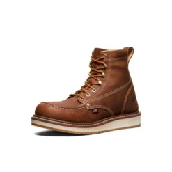 Keen Men's Liberty 6" Boot (Soft Toe) | Leather Brown/Birch -Keen 938ee27230b6bdf5d47c5a8051e9090a78040a2e