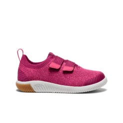 Keen Little Kids' KNX Knit Double Strap | Beaujolais/Raspberry