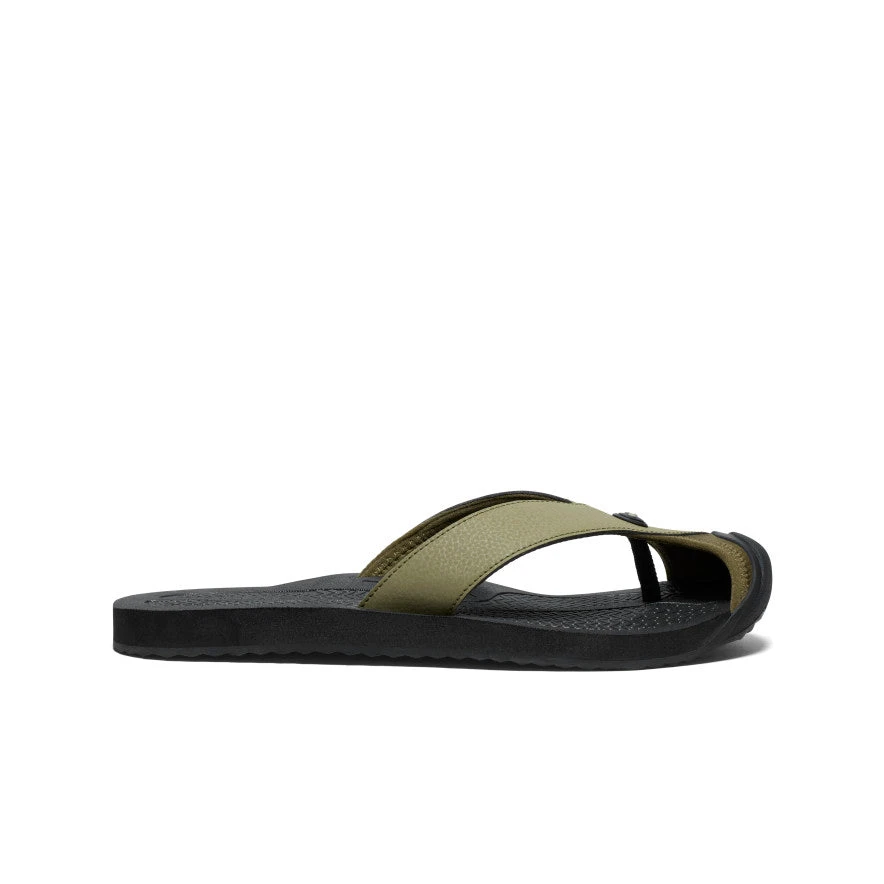 Keen Men's Barbados Flip-Flop | Martini Olive/Black 1 Keen Men's Barbados Flip-Flop | Martini Olive/Black