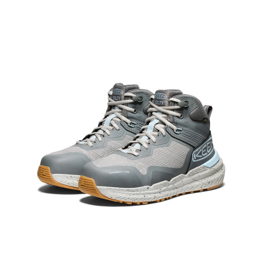 Keen Women's Synchro Waterproof Work Boot (Carbon Toe) | Steel Grey/Gum 2 Keen Women's Synchro Waterproof Work Boot (Carbon Toe) | Steel Grey/Gum - Image 2