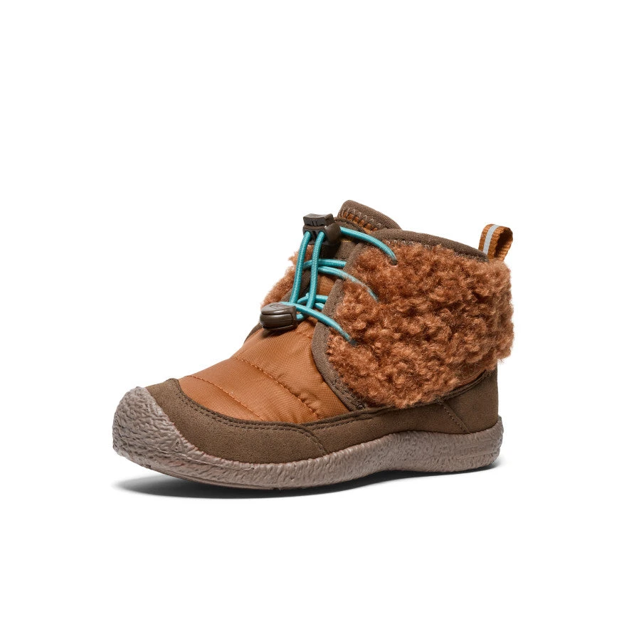 Keen Little Kids' Howser II Waterproof Chukka | Roasted Pecan/Dark Earth 3 Keen Little Kids' Howser II Waterproof Chukka | Roasted Pecan/Dark Earth - Image 3