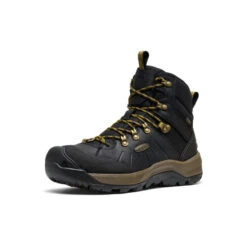 Keen Men's Revel IV Polar Waterproof Boot | Black/Lemon Curry -Keen 9702c5d835483f56036f0be193f6a7f04dbe9416