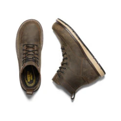 Keen Men's San Jose 6" Waterproof Boot (Aluminum Toe) | Cascade Brown/Black -Keen 97653f144ab0089989854119ca582101f573624c