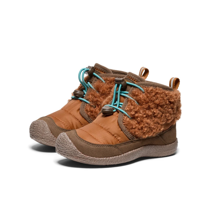 Keen Little Kids' Howser II Waterproof Chukka | Roasted Pecan/Dark Earth 2 Keen Little Kids' Howser II Waterproof Chukka | Roasted Pecan/Dark Earth - Image 2