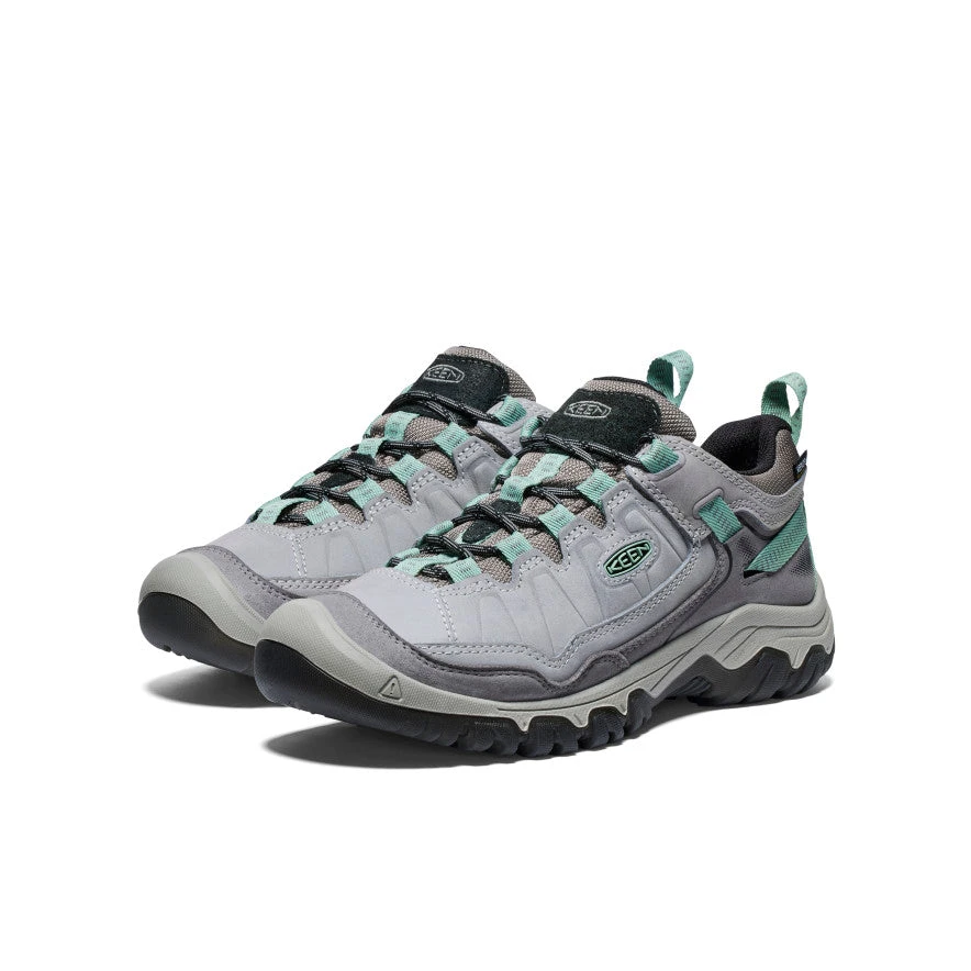 Keen Women's Targhee IV Wide Waterproof Hiking Shoe | Alloy/Granite Green 2 Keen Women's Targhee IV Wide Waterproof Hiking Shoe | Alloy/Granite Green - Image 2