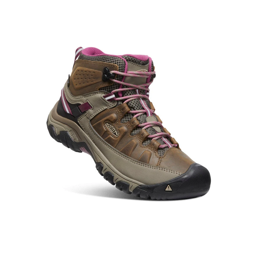 Keen Women's Targhee III Waterproof Mid | Weiss/Boysenberry 2 Keen Women's Targhee III Waterproof Mid | Weiss/Boysenberry - Image 2