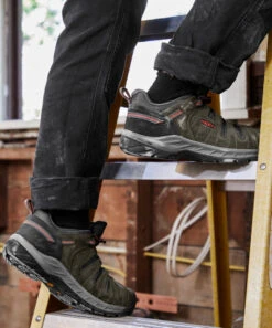 Keen Women's Flint II (Steel Toe) | Magnet/Rose -Keen KEEN UTILITY FLINT II MAGNET ROSE W 1023232 Left Image