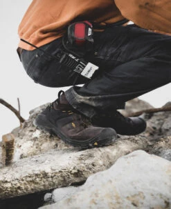 Keen Men's Dover 6" Waterproof (Carbon Toe) | Dark Earth/Black 14 Keen Men's Dover 6" Waterproof (Carbon Toe) | Dark Earth/Black -Keen KPD 211 PDP Dover 1021467 Left Image