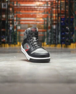 Keen Men's Overton Mid Work Shoe (Carbon Toe) | Star White/Black -Keen KPD 2130 FW24 EnhancedPDP Overton 1029714 Image Left v2