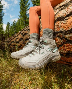Keen Women's Targhee IV Waterproof Hiking Boot | Alloy/Granite Green -Keen KPD 3212 SS24 KEEN 1028989 Image Left