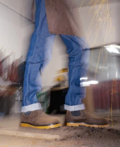 Keen Men's San Jose Chelsea 90° Heel Boot (Aluminum Toe) | Cascade Brown/Gum -Keen KPD 3694 PDP SanJose90PullOn 1030647 Image Left