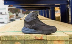 Keen Men's Snapline RF Waterproof Boot (Carbon Toe) | Vintage Indigo/Black 15 Keen Men's Snapline RF Waterproof Boot (Carbon Toe) | Vintage Indigo/Black -Keen KPD 3696 PDP SnaplineRatchetFit 1030397 Lifestyle 01 Top