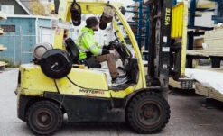 Keen Men's Speedworks ESD Work Sneaker (Carbon Toe) | Steel Grey/Vintage Indigo -Keen KPD 3697 PDP Speedworks 1030502 1 Image Top