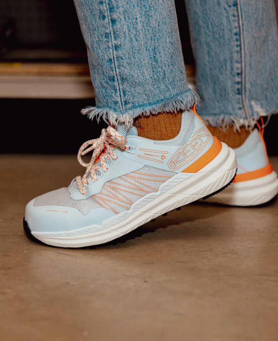 Keen Women's Speedworks Work Sneaker (Carbon Toe) | Skyway/Black 9 Keen Women's Speedworks Work Sneaker (Carbon Toe) | Skyway/Black - Image 9