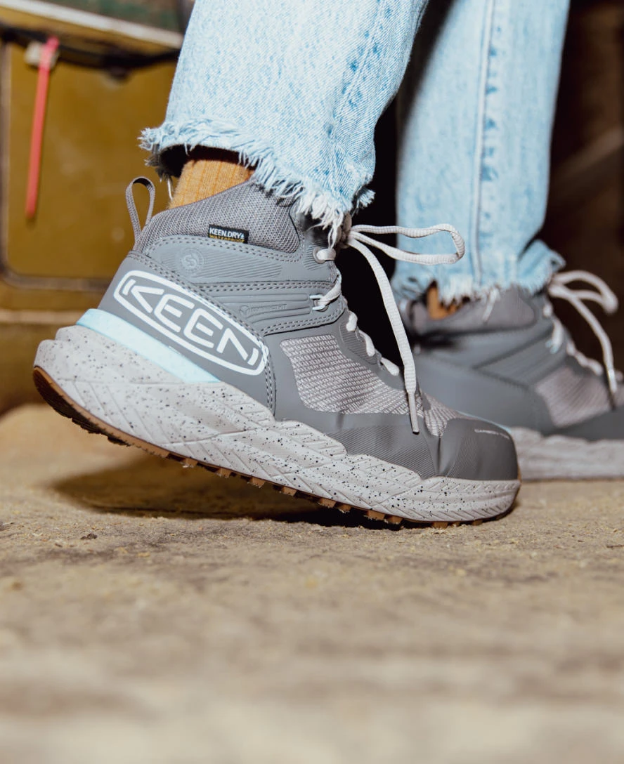 Keen Women's Synchro Waterproof Work Boot (Carbon Toe) | Steel Grey/Gum 9 Keen Women's Synchro Waterproof Work Boot (Carbon Toe) | Steel Grey/Gum - Image 9