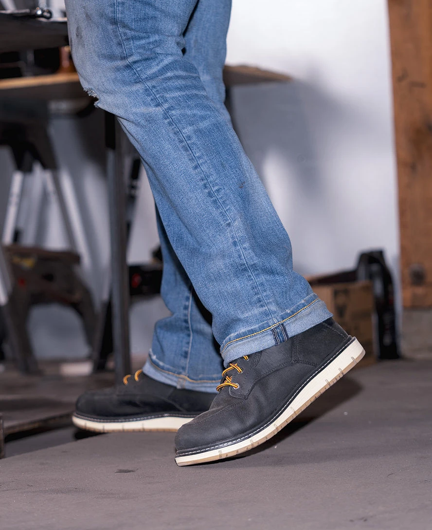 Keen Men's San Jose 6" Waterproof Boot (Aluminum Toe) | Black/Gum 8 Keen Men's San Jose 6" Waterproof Boot (Aluminum Toe) | Black/Gum - Image 8