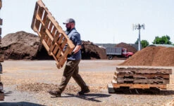 Keen Men's Skokie Waterproof Work Boot (Carbon Toe) | Magnet/Black -Keen KPD 5147 PDP Skokie 1031217 Lifestyle 01 Top