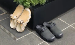 Keen Men's Hyperport Leather Clog | Black/Black -Keen LIFESTYLE 1030766 1030763