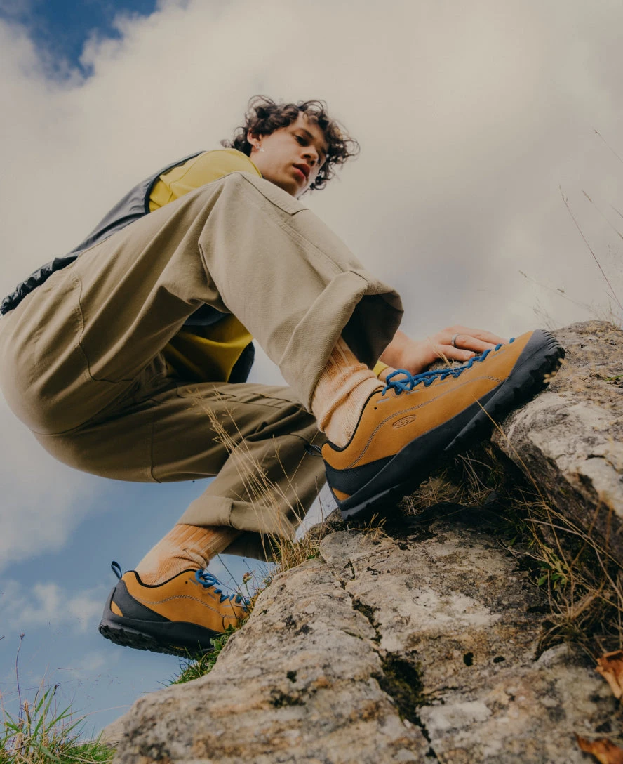 Keen Men's Jasper Sneaker | Hairy Black/Black - Image 9