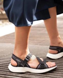 Keen Women's Leiki Open-Toe Sandal | Black/Star White 17 Keen Women's Leiki Open-Toe Sandal | Black/Star White -Keen S25 KEEN LeikiOTSandal PDP Lifestyle Single Right