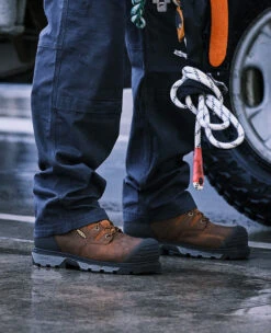 Keen Men's Camden 6" Waterproof Boot INT MET (Carbon Toe) | Leather Brown/Black -Keen SDD 1014 Camden 1027690 Left Image