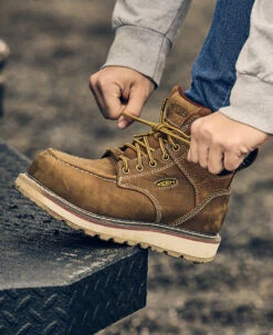 Keen Women's Cincinnati 6" Waterproof Boot (Carbon Toe) | Belgian/Sandshell -Keen SDD 505 PDP Cincinnati 1023224 Left Image