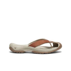Keen Women's Waimea Leather Flip-Flop | Sorrel Horse/Plaza Taupe