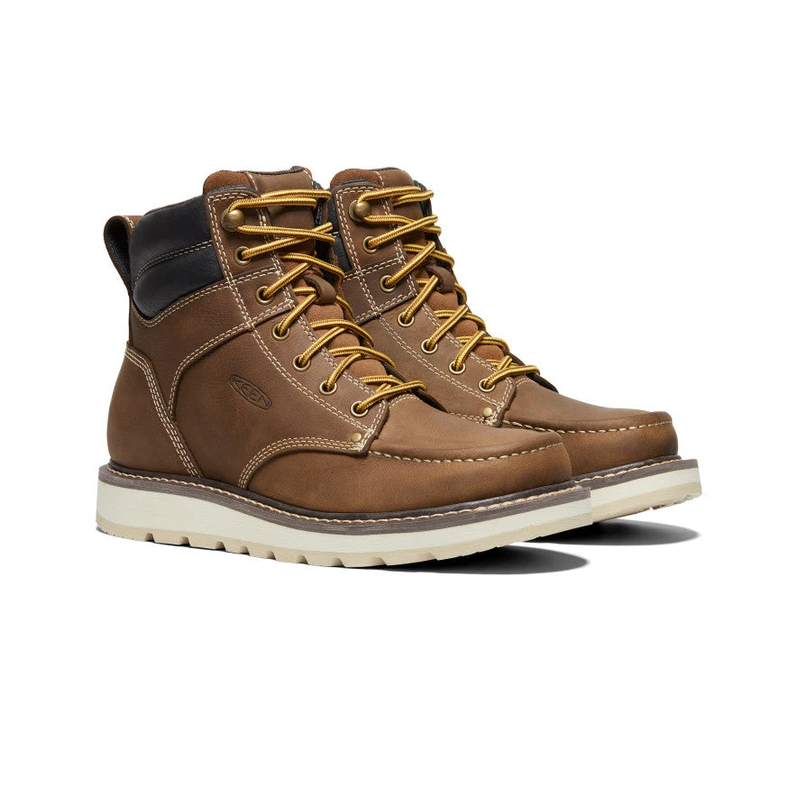 Keen Men's Cincinnati 6" Boot (Soft Toe) | Belgian/Sandshell 2 Keen Men's Cincinnati 6" Boot (Soft Toe) | Belgian/Sandshell - Image 2
