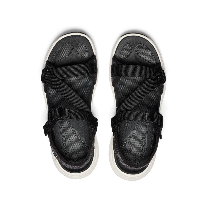 Keen Women's Leiki Open-Toe Sandal | Black/Star White 4 Keen Women's Leiki Open-Toe Sandal | Black/Star White - Image 4