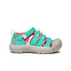 Keen Little Kids' Newport H2 | Bright Aqua/Giggle Pink