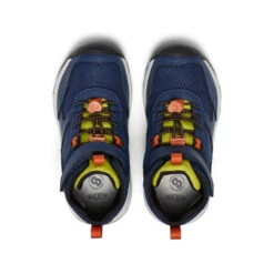 Keen Little Kids' Skua Waterproof Boot | Naval Academy/Rogue Green -Keen ac3b5a8e4097e8d68e82844bb476ff5a3a6ff779