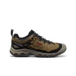 Keen Men's Targhee IV Waterproof Hiking Shoe | Dark Olive/Gold Flame
