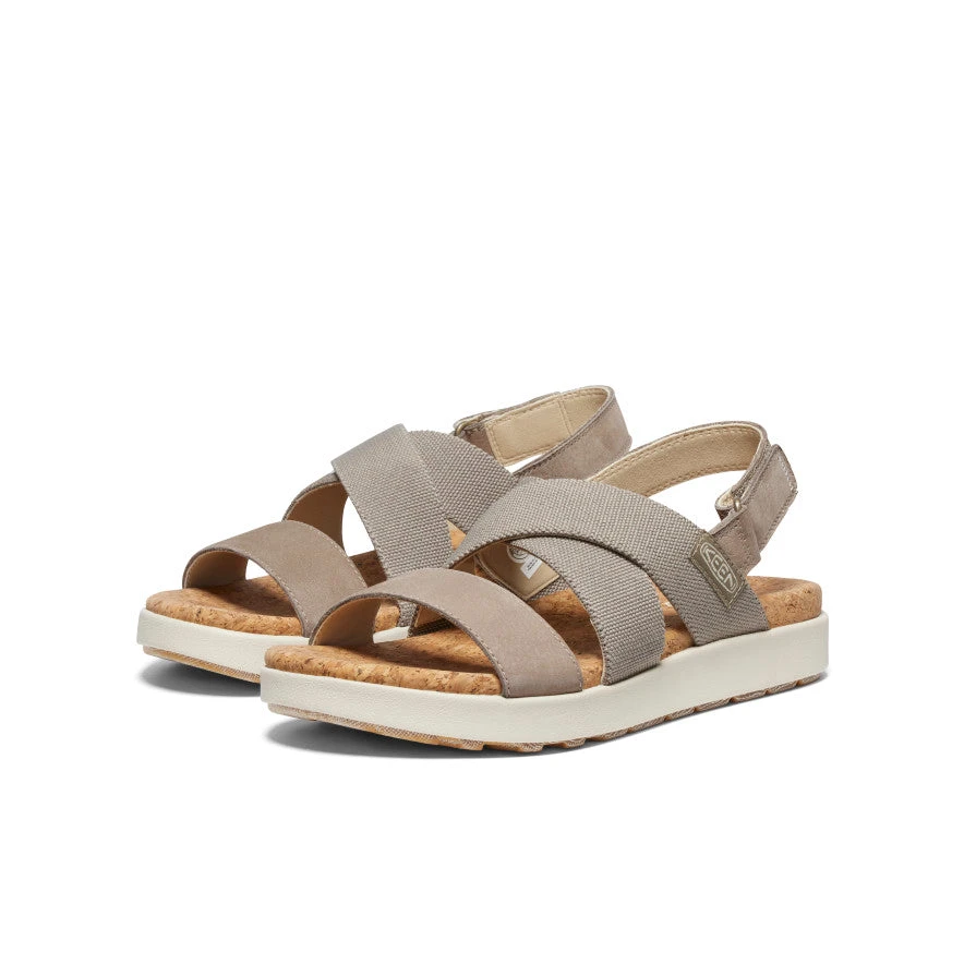 Keen Women's Elle Criss Cross Sandal | Brindle/Birch 2 Keen Women's Elle Criss Cross Sandal | Brindle/Birch - Image 2