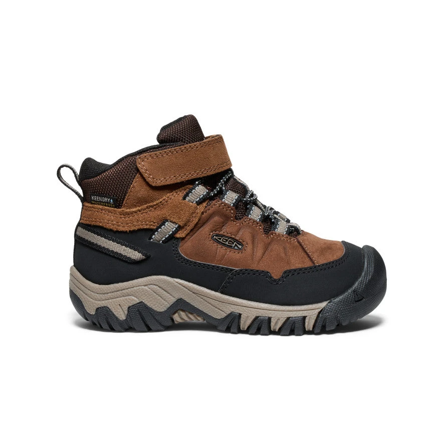 Keen Little Kids' Targhee IV Waterproof Hiking Boot | Bison/Brindle 1 Keen Little Kids' Targhee IV Waterproof Hiking Boot | Bison/Brindle