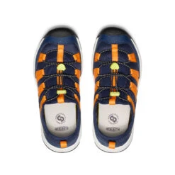 Keen Big Kids' Motozoa Sneaker | Naval Academy/Bright Marigold -Keen afabde2e3cb07b38030c0113ad5520b6040c8cf7