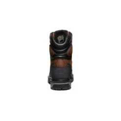 Keen Men's Camden 8" Insulated Waterproof Boot (Carbon Toe) | Leather Brown/Black -Keen b0e5bb0c7db9fe32ed797dbce826f8ddcd3f0362