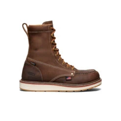 Keen Men's Liberty 8" Waterproof Boot (Carbon Toe) | Chestnut/Gum
