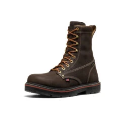 Keen Men's Liberty 8" Waterproof 90° Heel Boot (Carbon Toe) | Coffee Bean/Black -Keen b6902f253f23b63251f9f49d8aa48ffd3623611b