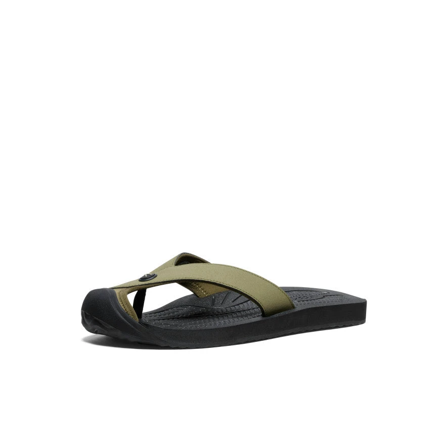 Keen Men's Barbados Flip-Flop | Martini Olive/Black 3 Keen Men's Barbados Flip-Flop | Martini Olive/Black - Image 3