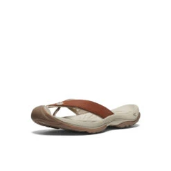 Keen Women's Waimea Leather Flip-Flop | Sorrel Horse/Plaza Taupe -Keen bb71b13084107b43a888c5890e23d31a5242828c
