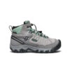 Keen Big Kids' Targhee IV Waterproof Hiking Boot | Alloy/Granite Green