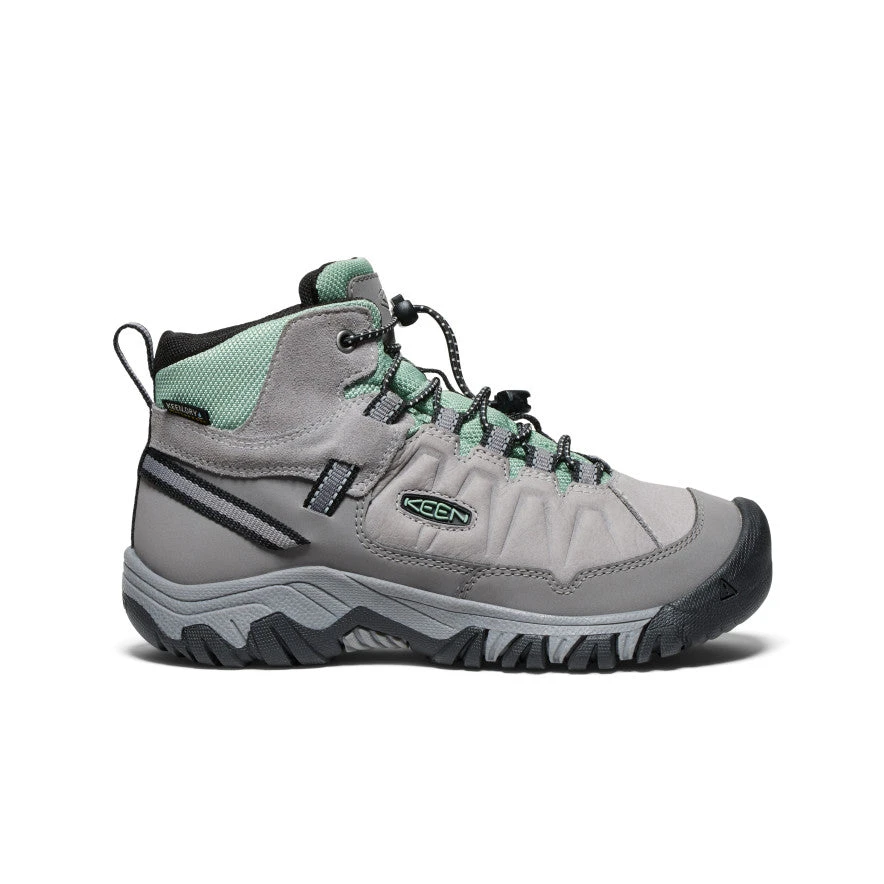 Keen Big Kids' Targhee IV Waterproof Hiking Boot | Alloy/Granite Green 1 Keen Big Kids' Targhee IV Waterproof Hiking Boot | Alloy/Granite Green