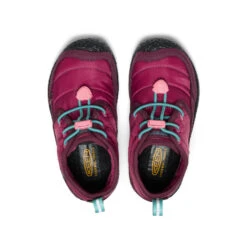 Keen Little Kids' Howser II Waterproof Chukka | Beaujolais/Pool Blue -Keen c1be7938c550b0eb3f0c729ed8a1fe68b3819758