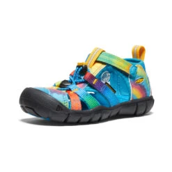 Keen Little Kids' Seacamp II CNX | Vivid Blue/Original Tie Dye -Keen c4a01226b72eea99a521cd994d7718beb3e79915