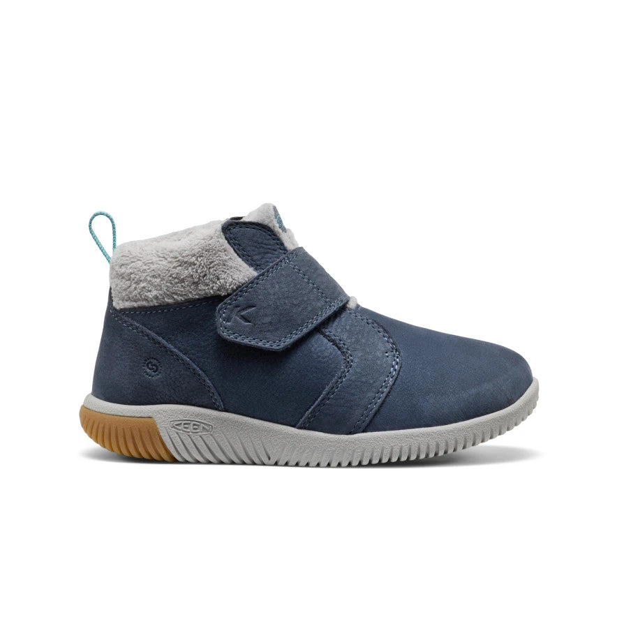 Keen Big Kids' KNX Middie | Vintage Indigo/Alloy 1 Keen Big Kids' KNX Middie | Vintage Indigo/Alloy