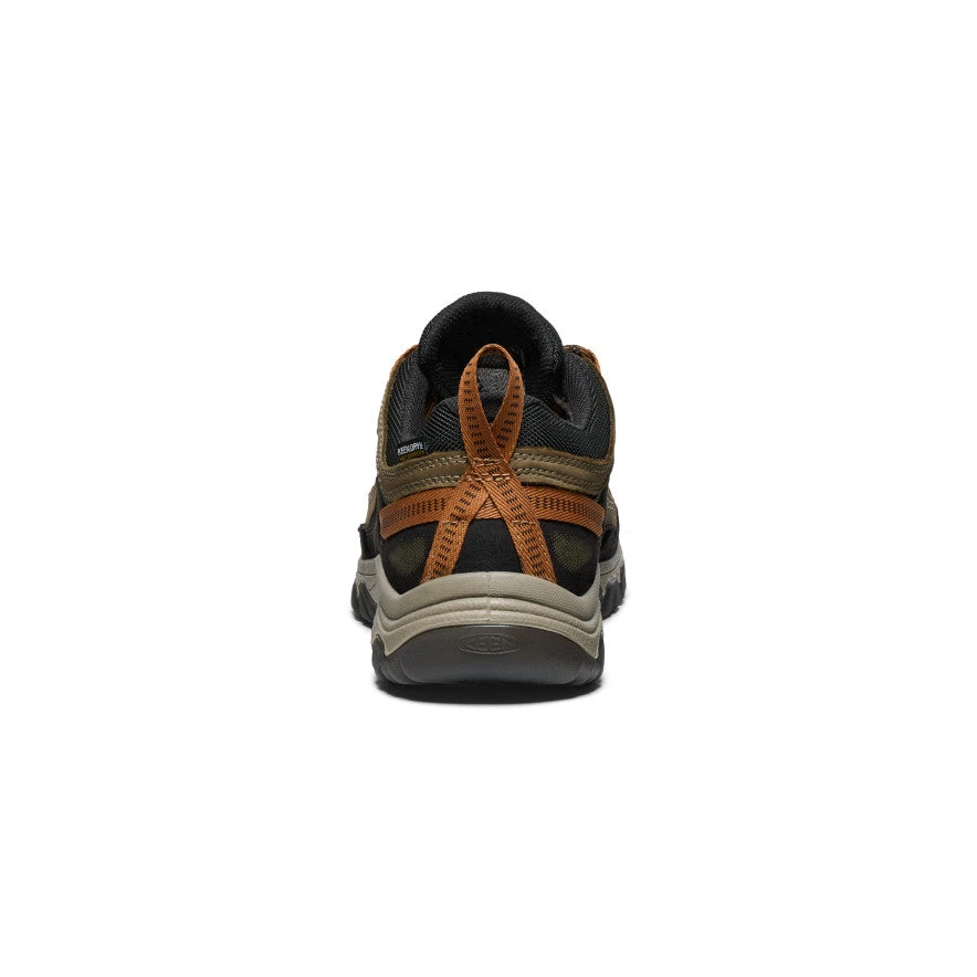 Keen Men's Targhee IV Wide Waterproof Hiking Shoe | Sea Turtle/Roasted Pecan 5 Keen Men's Targhee IV Wide Waterproof Hiking Shoe | Sea Turtle/Roasted Pecan - Image 5