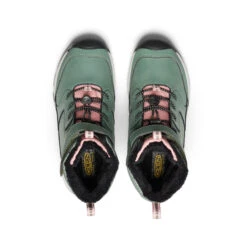 Keen Big Kids' Skua Waterproof Winter Boot | Dark Forest/Rose Elegance -Keen d14de17142a188a2f84b880577a08c4e8c135317