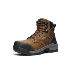 Keen Men's CSA Evanston 6" Waterproof Boot (Carbon Toe) | Bison/Black -Keen d1dcbfc300d7cde8f601fffe90ecb786f2dbb23e