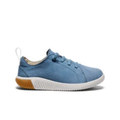 Keen Little Kids' KNX Leather Sneaker | Coronet Blue/Vapor